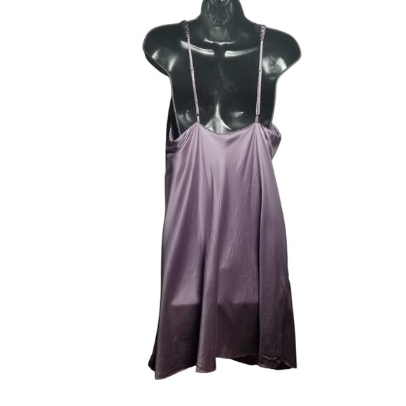 Nordstrom Purple and Black Lace Chemise - Picture 2 of 4